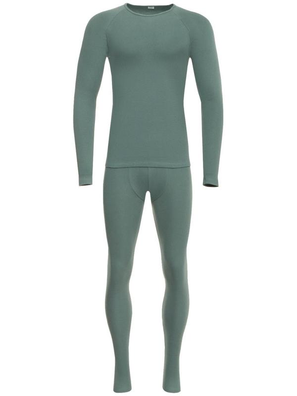 Термобельё мужское(джемпер, брюки) MINAKU цвет хаки, размер 56