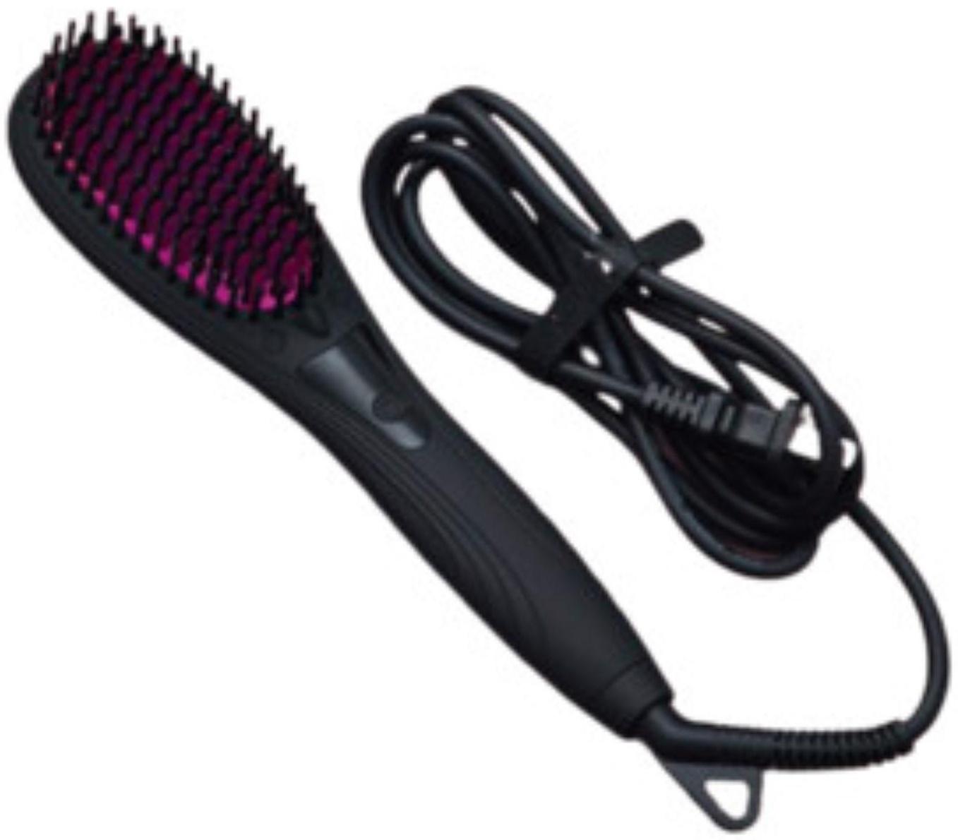 Расчёска Wellskins WX-ZF108, 120 Вт, керамическое покрытие, до 220 °C, чёрная