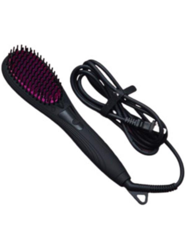 Расчёска Wellskins WX-ZF108, 120 Вт, керамическое покрытие, до 220 °C, чёрная