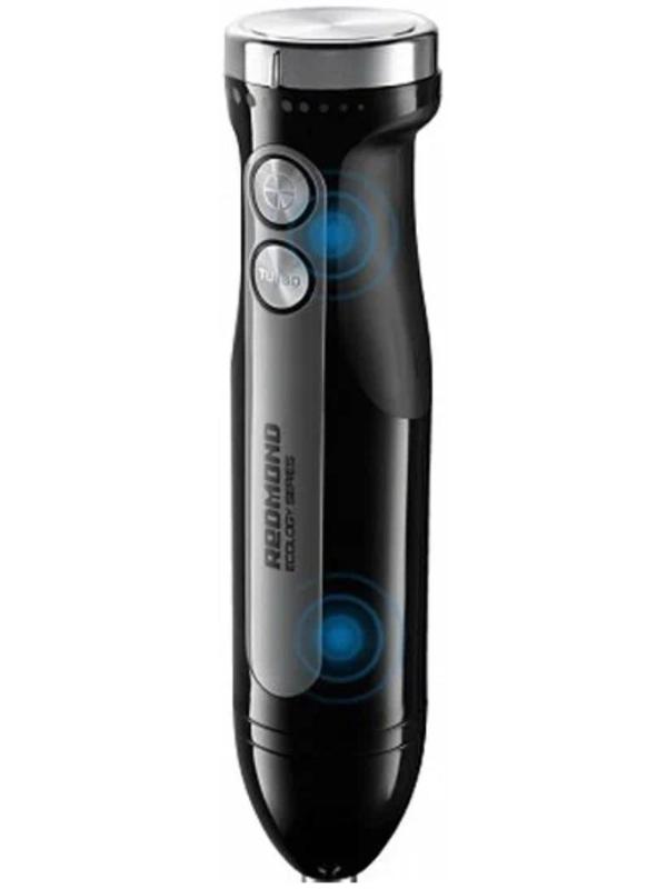 Блендер Redmond RHB-2998, погружной, 800/1200 Вт, 0.5/0.7 л, режим турбо, чёрный