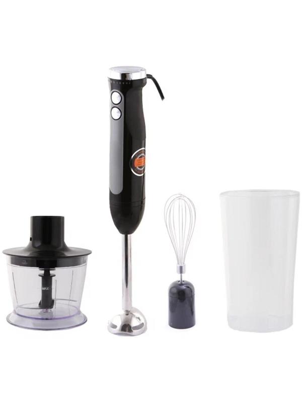 Блендер Redmond RHB-2998, погружной, 800/1200 Вт, 0.5/0.7 л, режим турбо, чёрный