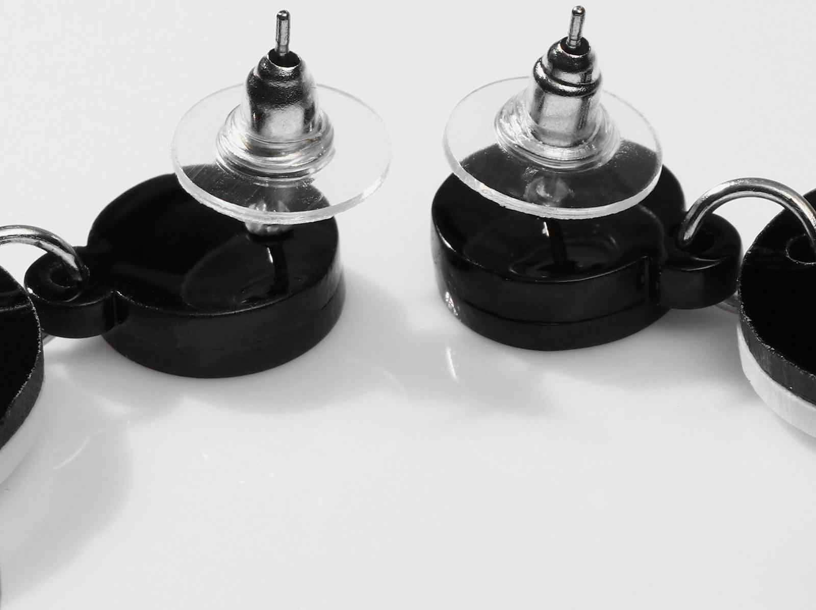 Серьги акрил 