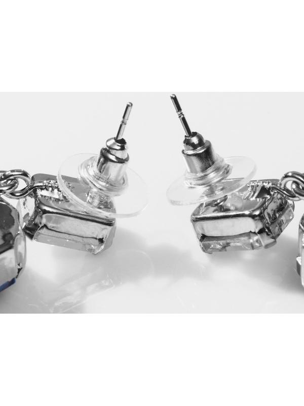 Серьги со стразами 