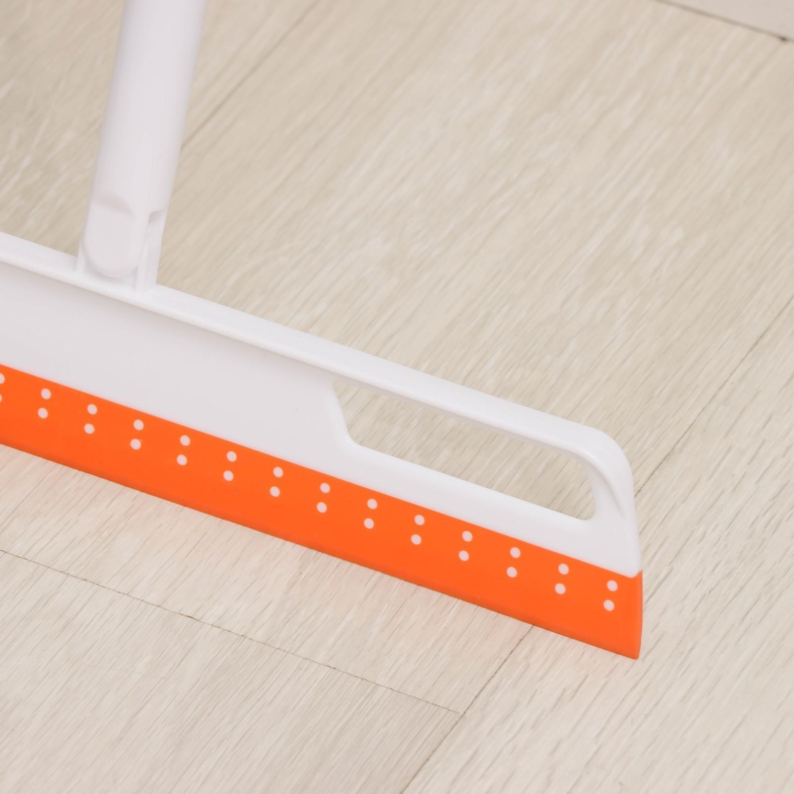 Швабра скребок, 2-х секционный черенок из нерж стали, 35х6х81 см