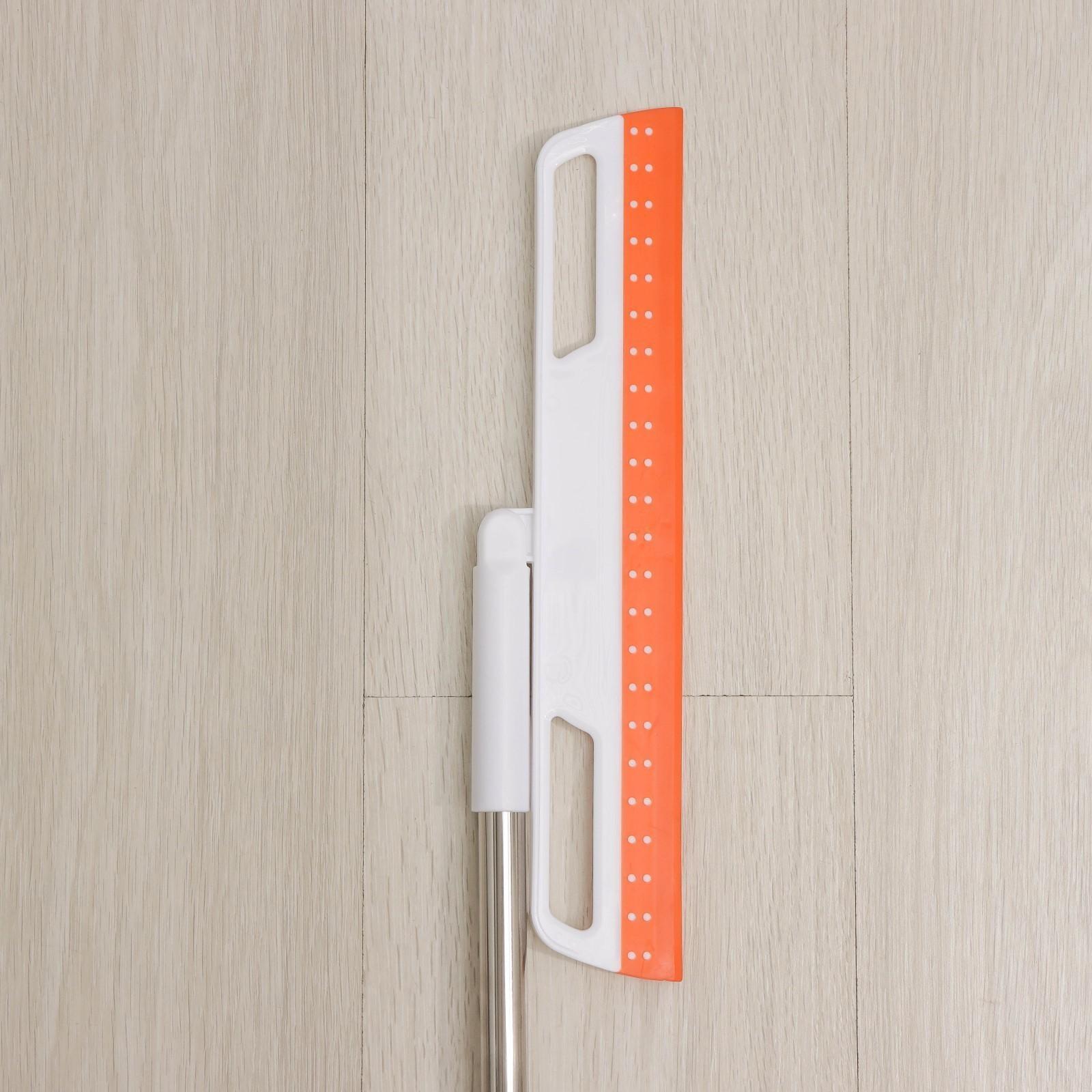 Швабра скребок, 2-х секционный черенок из нерж стали, 35х6х81 см