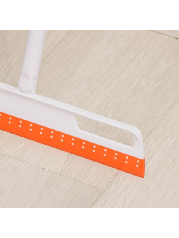 Швабра скребок, 2-х секционный черенок из нерж стали, 35х6х81 см