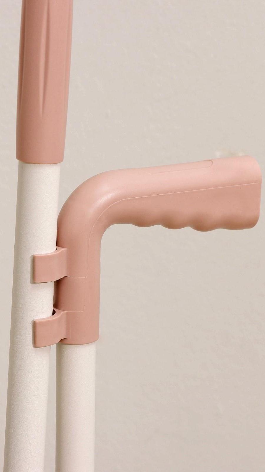 Щётка для пола с совком Доляна: щётка 29×84 см, совок 25×23×77 см, металлическая ручка, цвет розовый