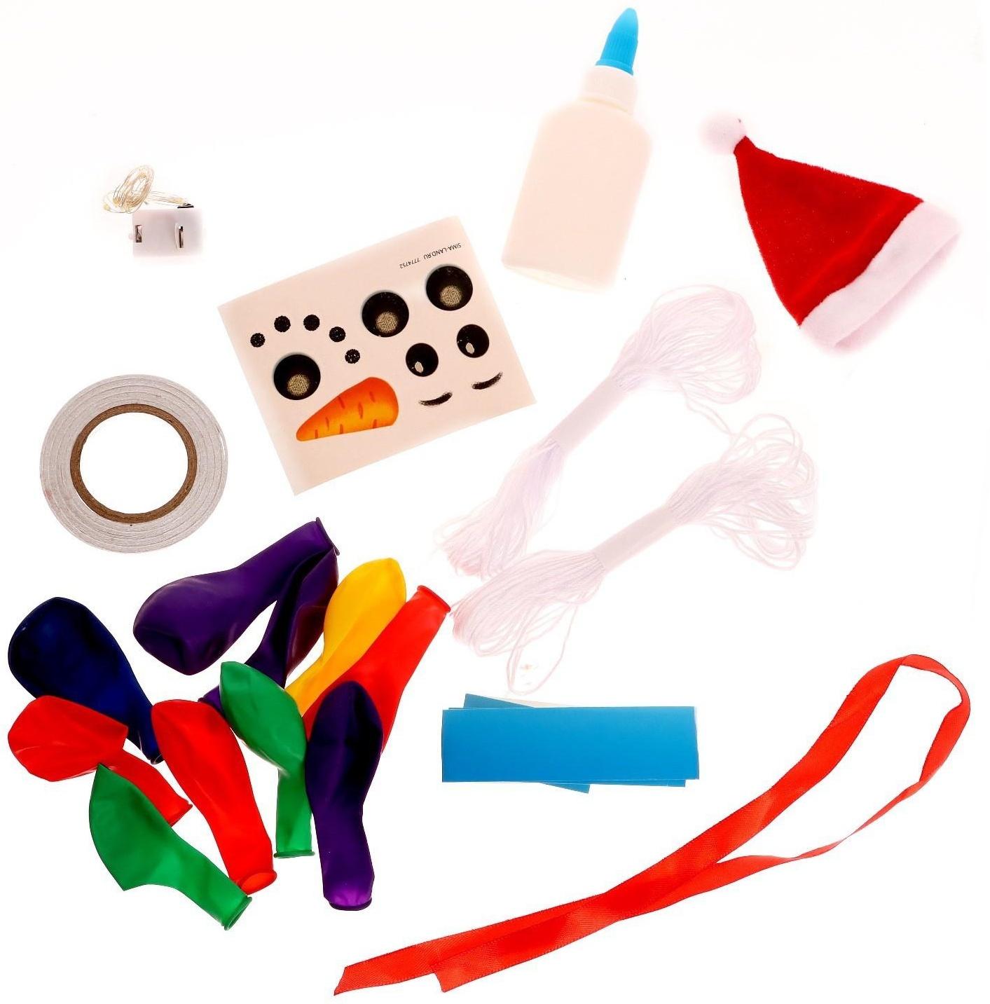 Набор для творчества «Создай ночник», Снеговик