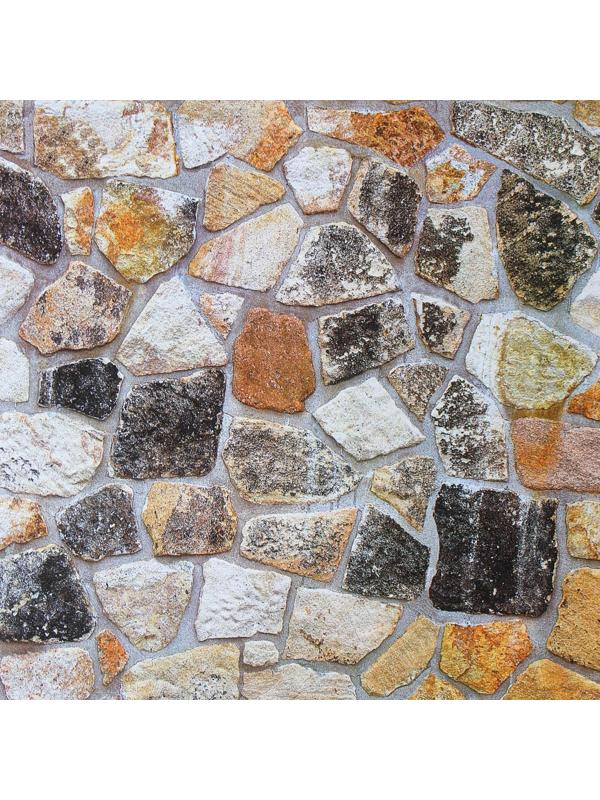 Пленка самоклеящаяся Камень разноцветный 10м*45см