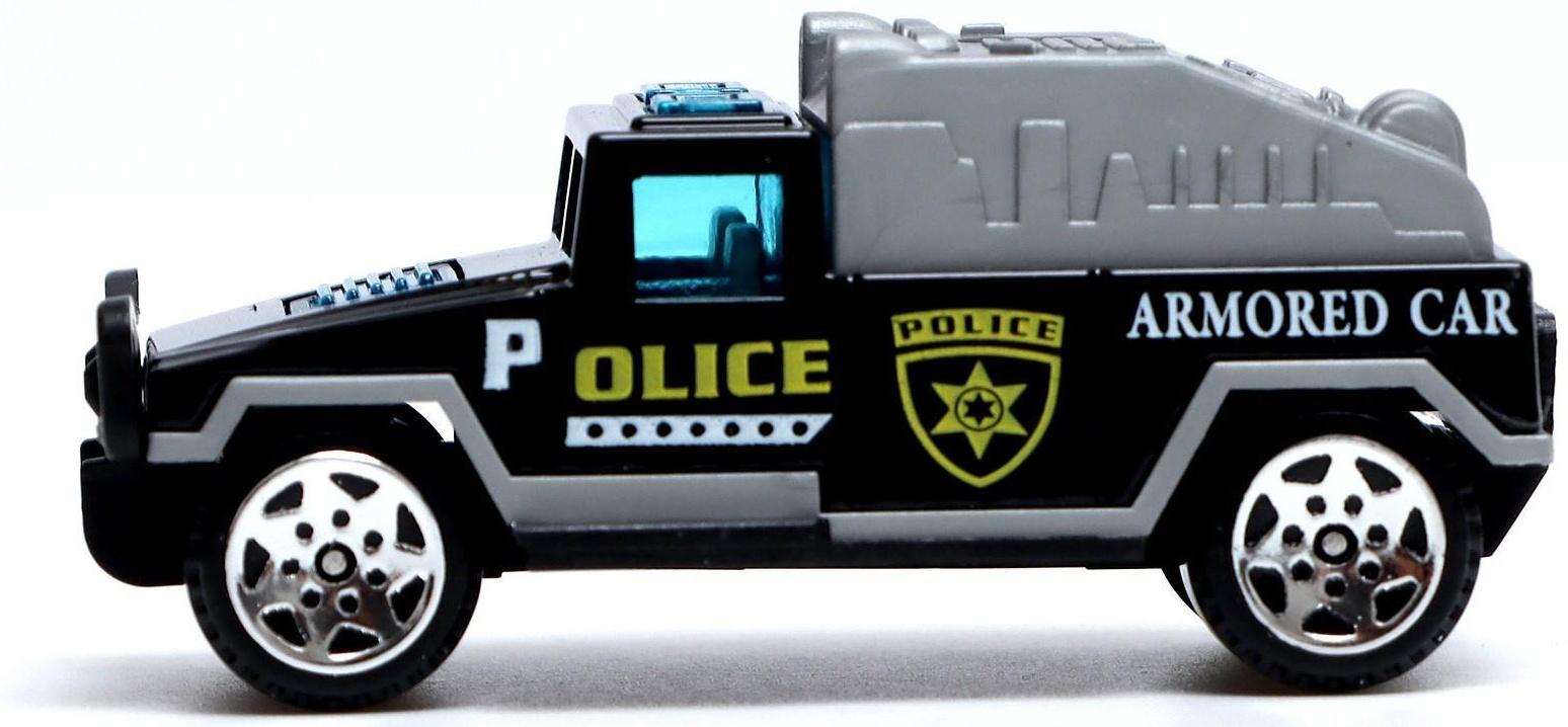 Набор металлических машин «Полиция», 6 шт.