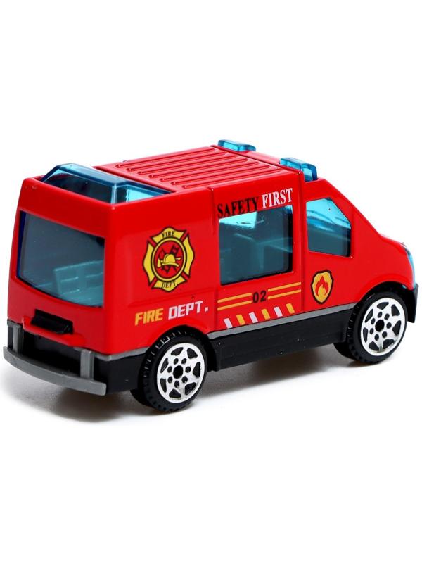 Набор металлических машин «Пожарная служба», 6 шт.