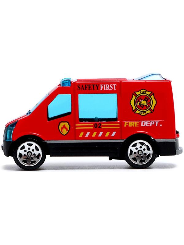 Набор металлических машин «Пожарная служба», 6 шт.