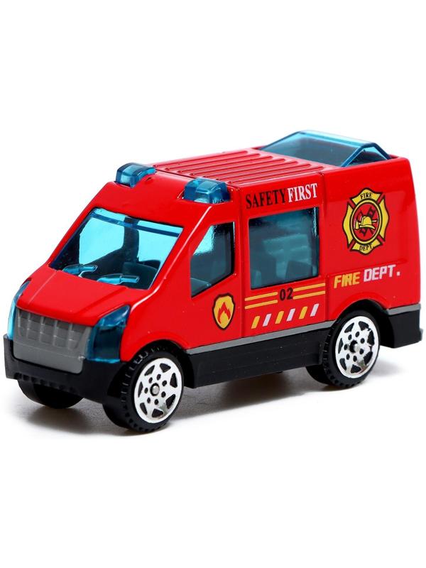 Набор металлических машин «Пожарная служба», 6 шт.