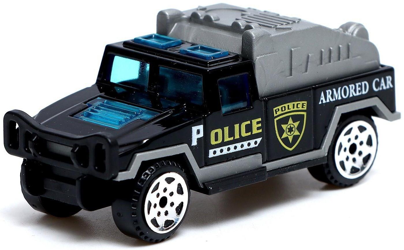 Набор металлических машин «Полиция», 3 штуки