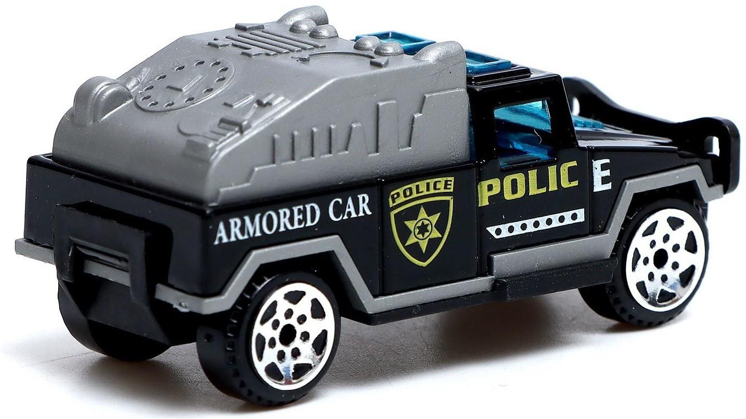 Набор металлических машин «Полиция», 3 штуки