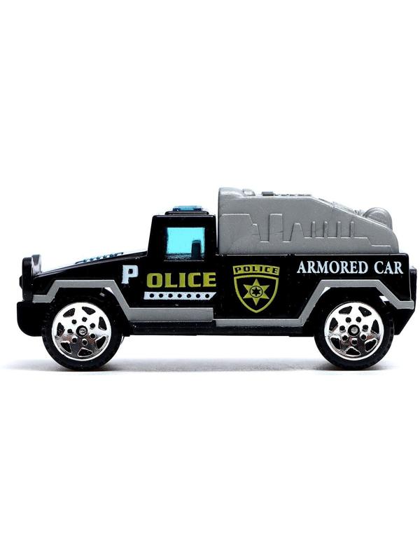 Набор металлических машин «Полиция», 3 штуки