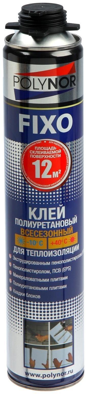 Клей полиуретановый POLYNOR FIXO, для теплоизоляции, 1000 мл