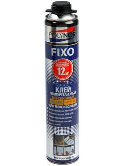 Клей полиуретановый POLYNOR FIXO, для теплоизоляции, 1000 мл