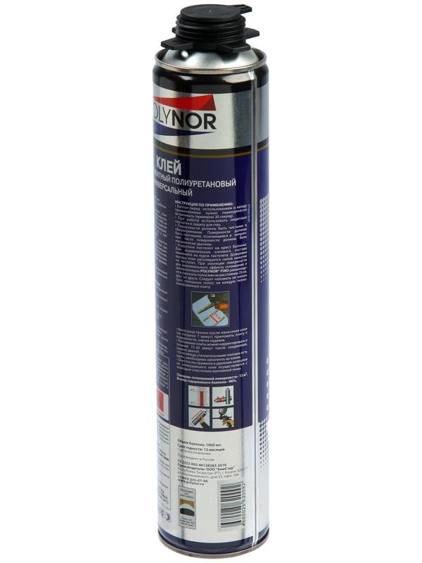 Клей полиуретановый POLYNOR FIXO, для теплоизоляции, 1000 мл