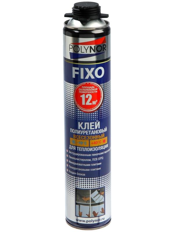 Клей полиуретановый POLYNOR FIXO, для теплоизоляции, 1000 мл
