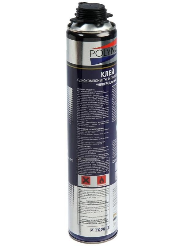 Клей полиуретановый POLYNOR FIXO, для теплоизоляции, 1000 мл
