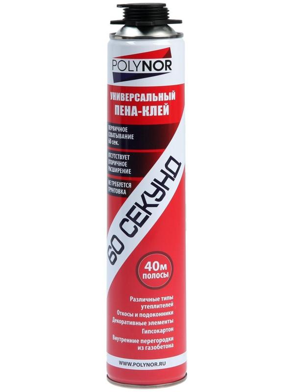 Клей-пена POLYNOR 60 СЕКУНД, 1000 мл
