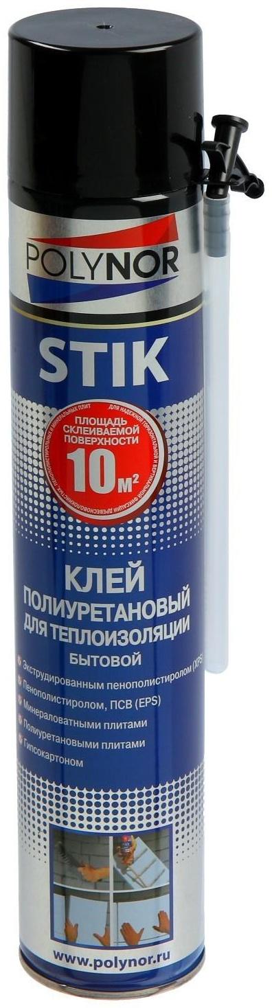 Клей полиуретановый POLYNOR STIK, для теплоизоляции, 1000 мл