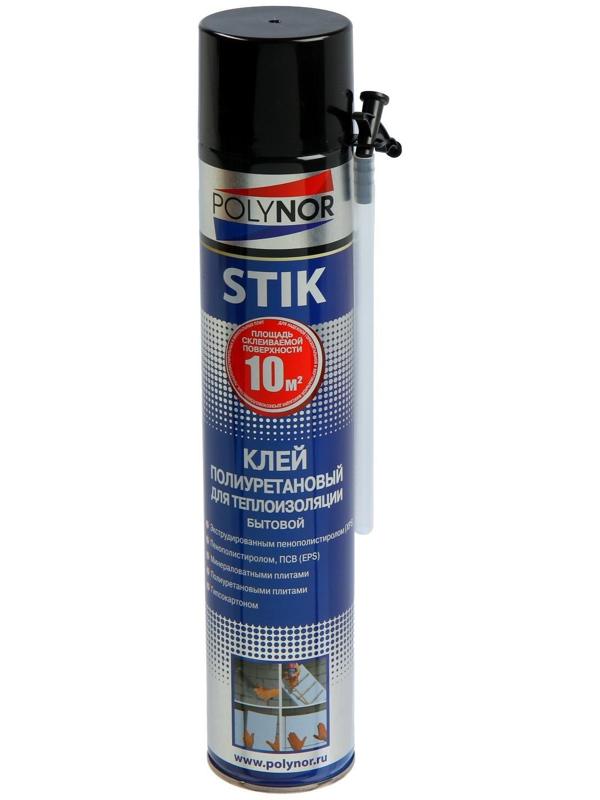Клей полиуретановый POLYNOR STIK, для теплоизоляции, 1000 мл