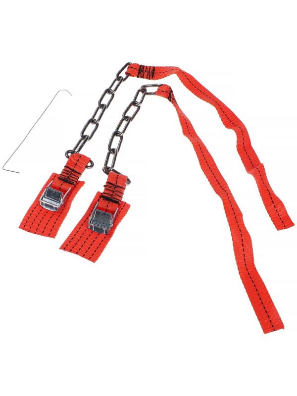 Браслет противоскольжения AUTOSTART, цепь одинарная 25 см, ремень 40 х 2,5 см, 2 шт