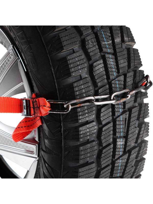 Браслет противоскольжения AUTOSTART, цепь одинарная 25 см, ремень 40 х 2,5 см, 2 шт