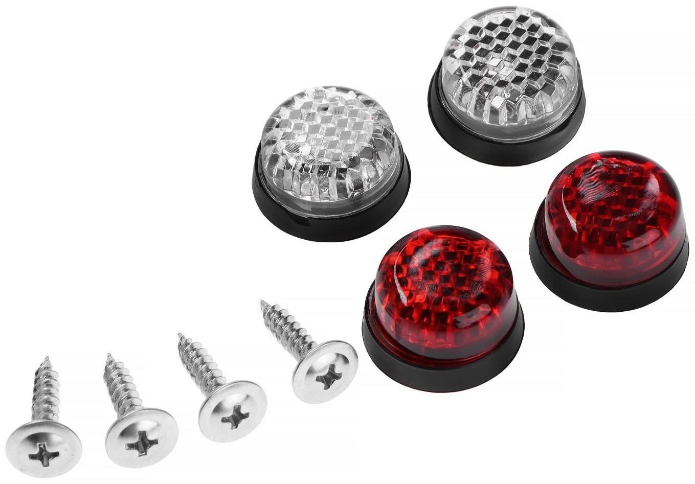 Болт крепления номерного знака TOPAUTO на пластиковый бампер, саморез