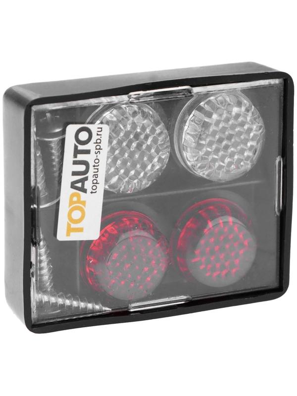 Болт крепления номерного знака TOPAUTO на пластиковый бампер, саморез