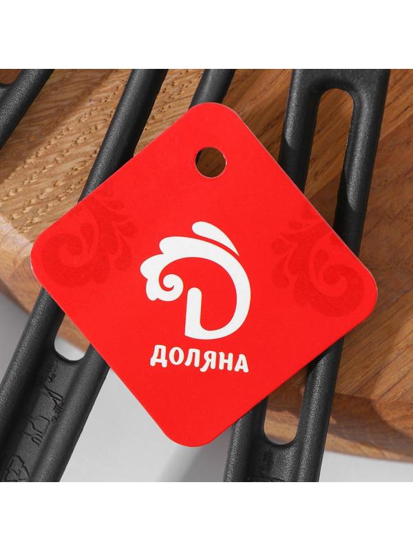 Набор кухонных принадлежностей Доляна «Глори», 3 шт, цвет чёрный