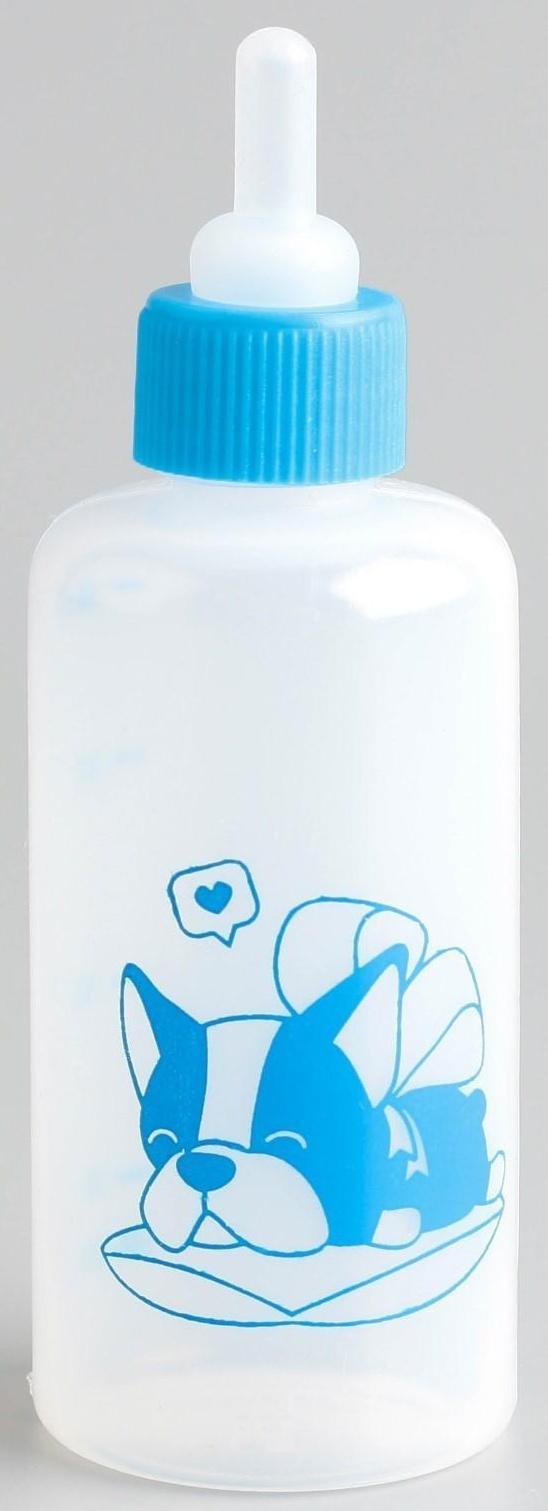 Набор для вскармливания «Пушистое счастье» для щенят, 60 мл, с 4 сосками и ёршиком