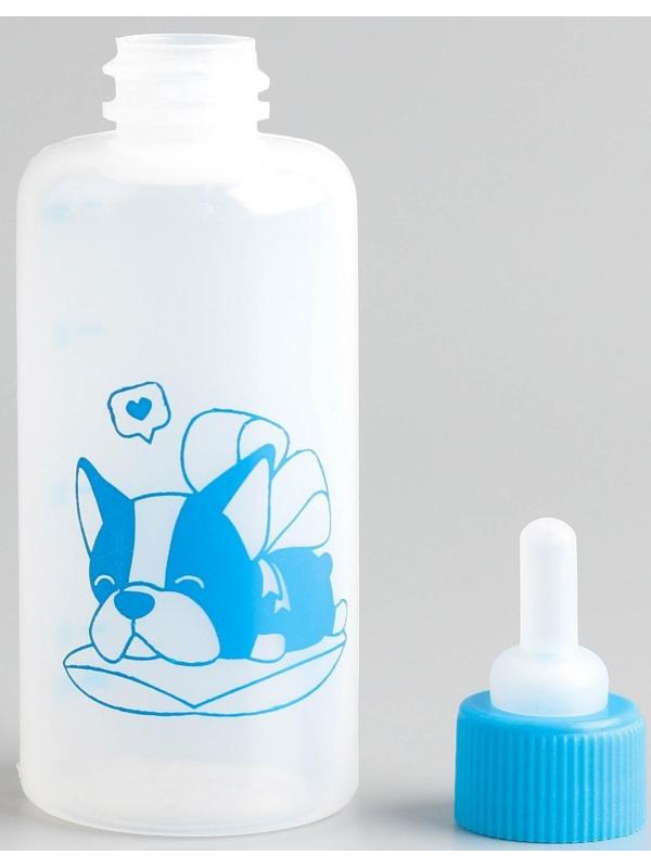 Набор для вскармливания «Пушистое счастье» для щенят, 60 мл, с 4 сосками и ёршиком