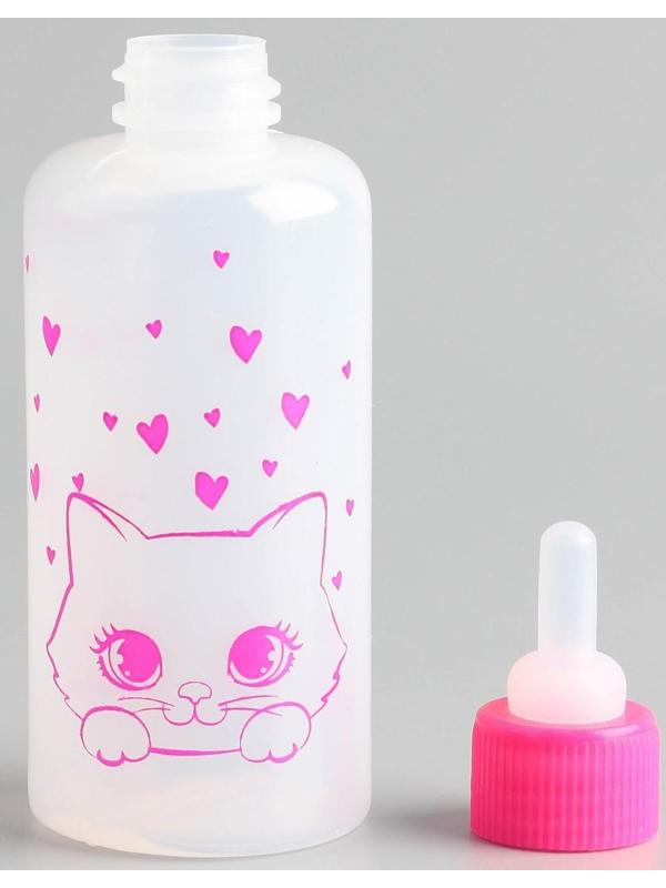 Набор для вскармливания «Пушистое счастье» для котят, 60 мл, с 4 сосками и ёршиком