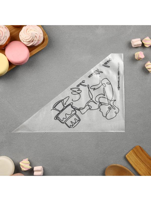 Кондитерские мешки Bake with love, (L) 38 х 24 см, 50 шт