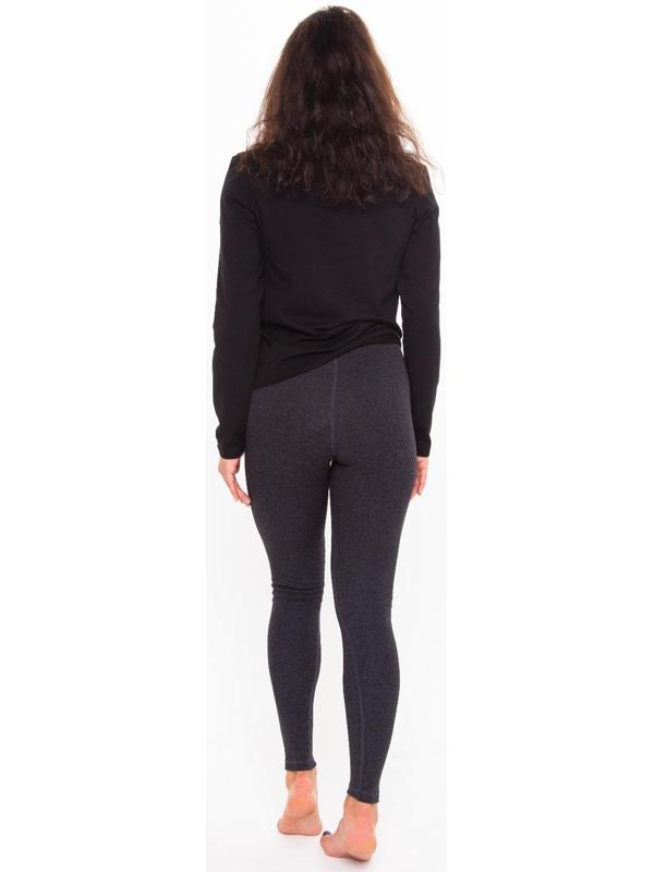 Термобельё женское (леггинсы), цвет антрацит, размер 44