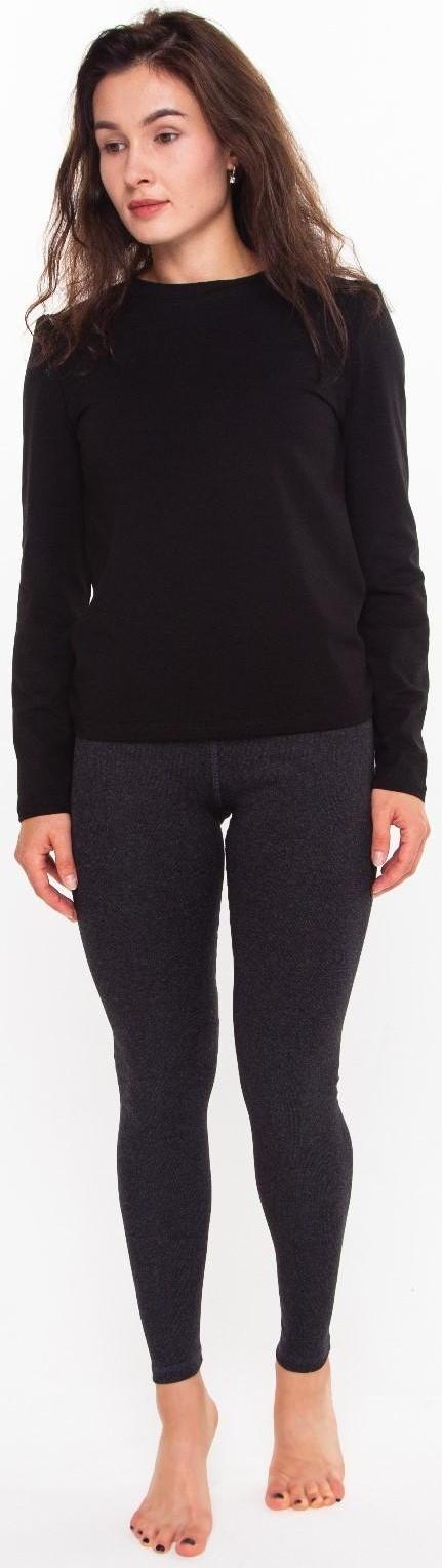 Термобельё женское (леггинсы), цвет антрацит, размер 50