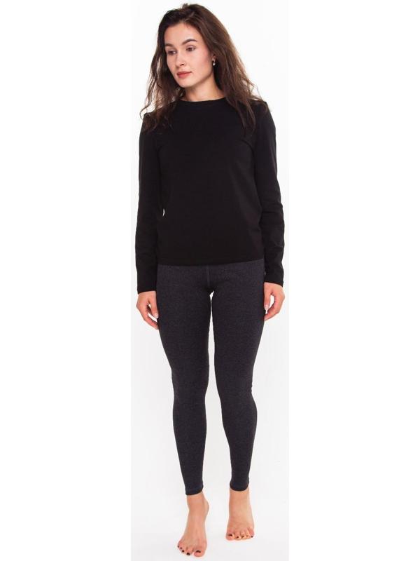 Термобельё женское (леггинсы), цвет антрацит, размер 50