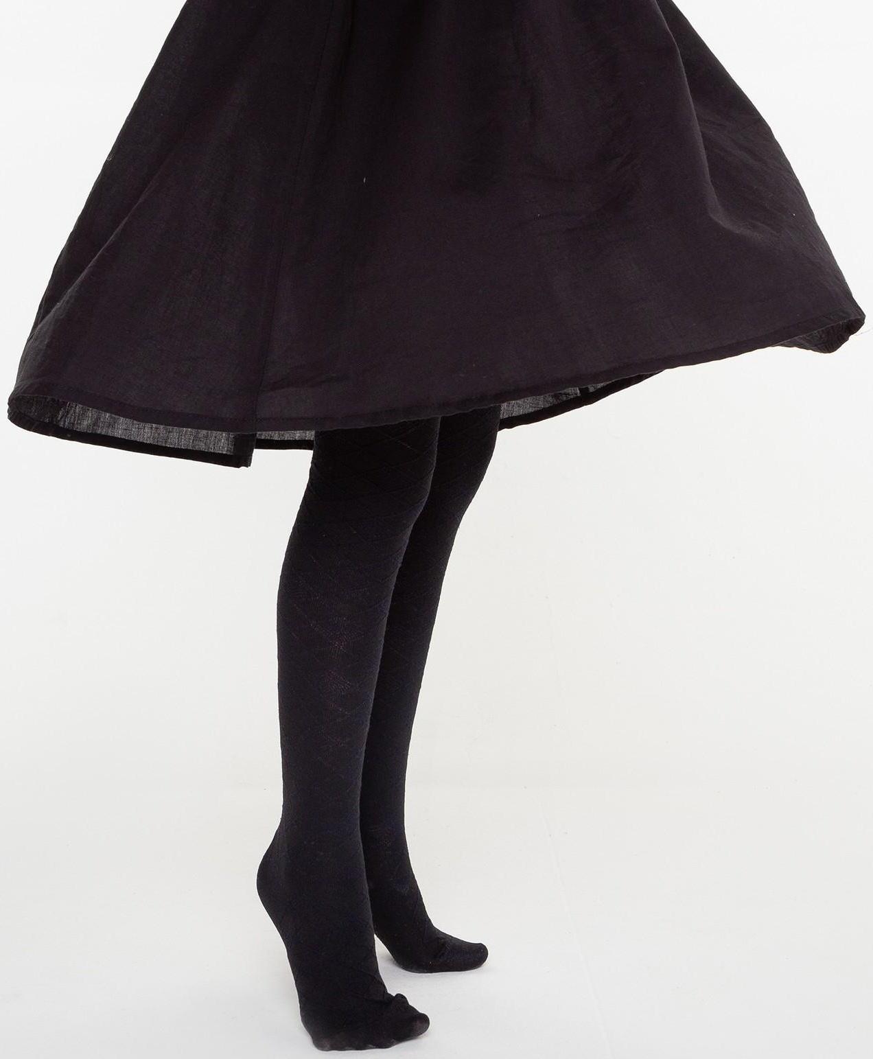 Колготки детские, цвет тёмно-синий, рост 146-152