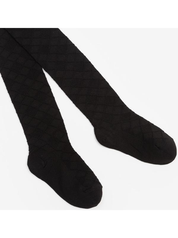 Колготки детские, цвет чёрный, рост 116-122