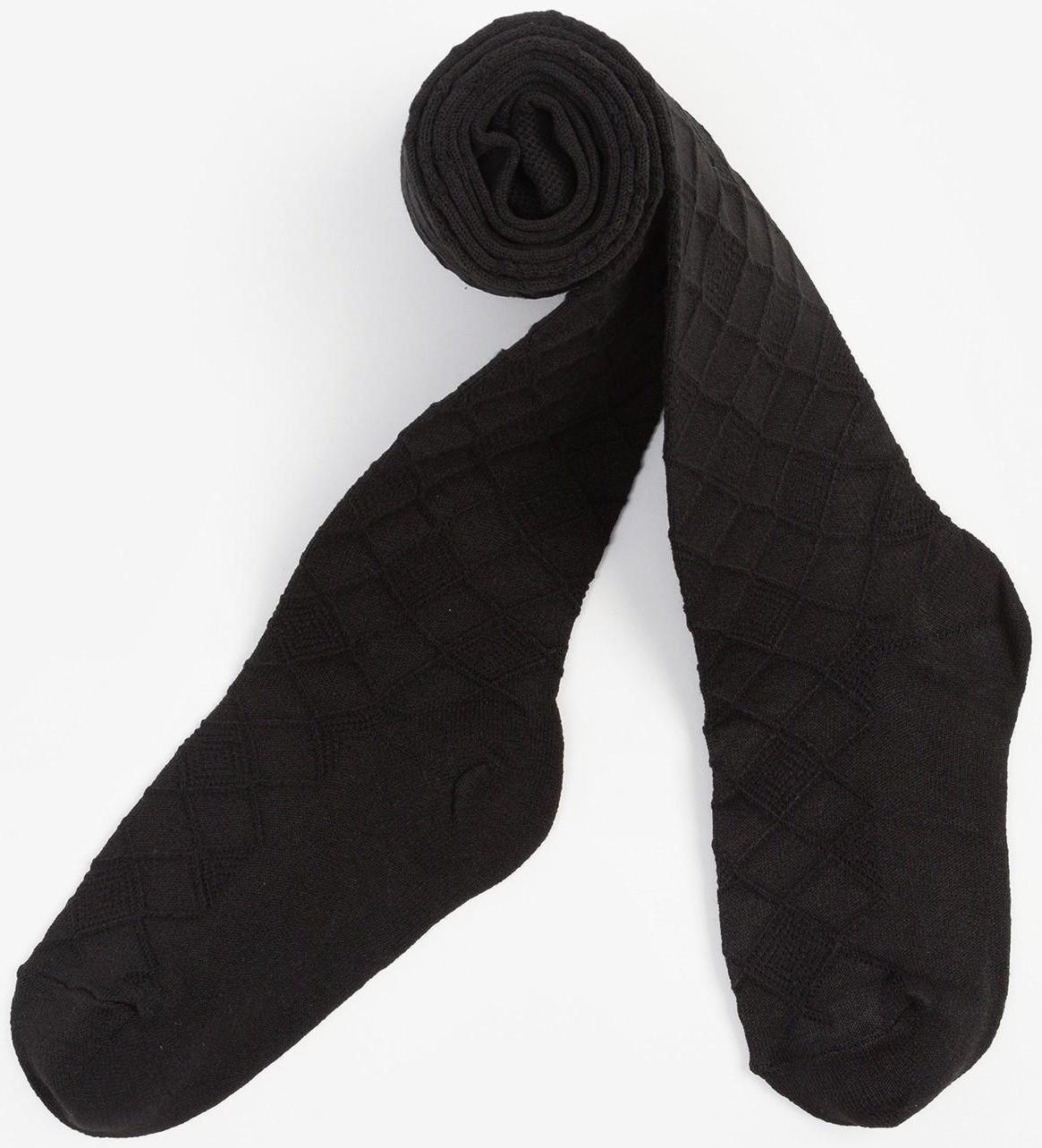 Колготки детские, цвет чёрный, рост 146-152