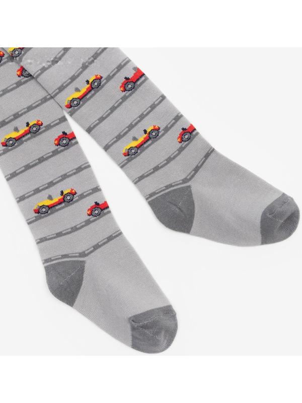 Колготки детские, цвет серый, рост 92-98