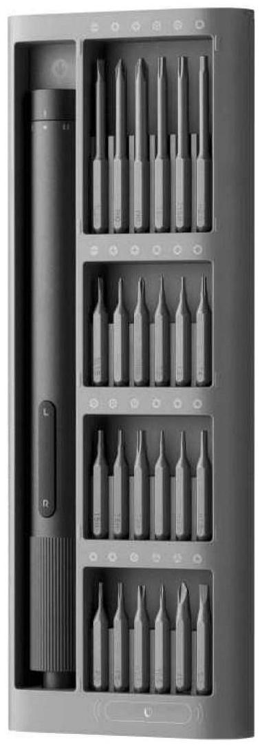 Отвертка Xiaomi Mi Cordless Precision Screwdriver Kit (BHR5474GL), портативная, 24 насадки
