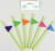 Трубочки для коктейля «Флажки», в наборе 6 шт