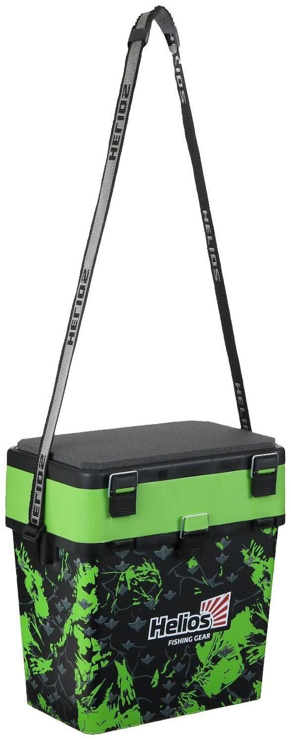 Ящик рыболовный зимний SHARK салатовый (HS-IB-19-SHG) Helios