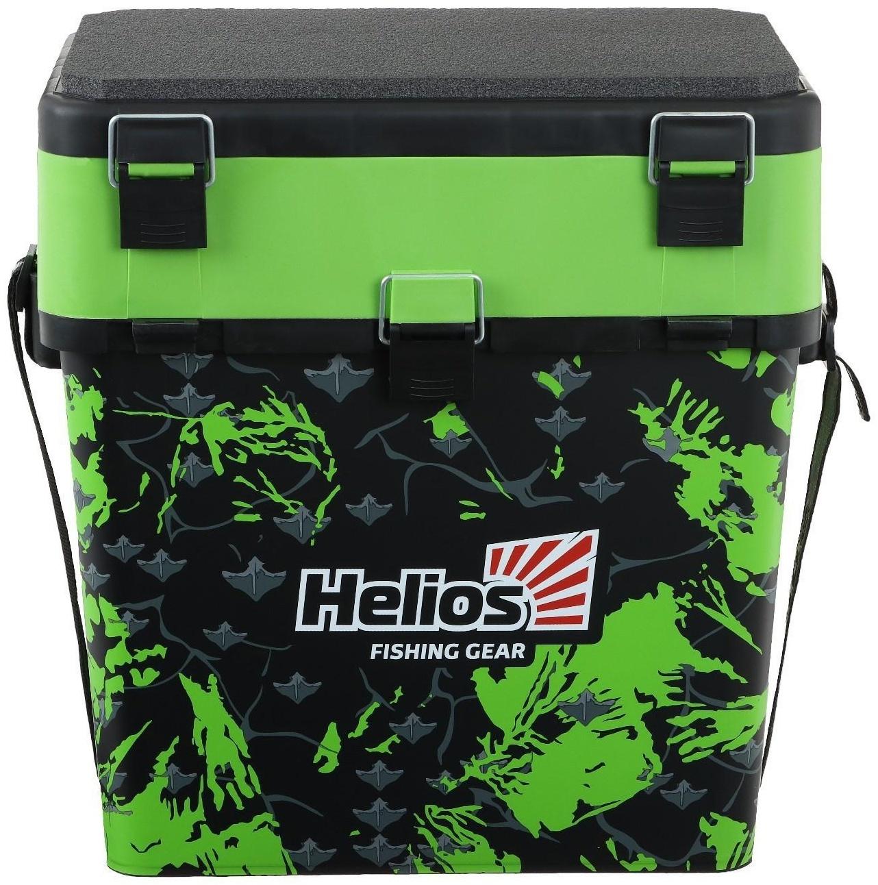 Ящик рыболовный зимний SHARK салатовый (HS-IB-19-SHG) Helios