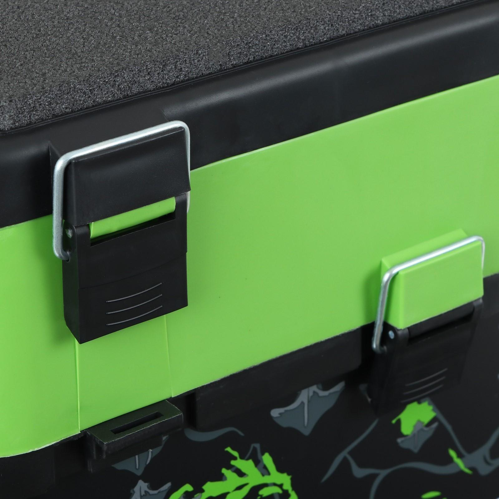 Ящик рыболовный зимний SHARK салатовый (HS-IB-19-SHG) Helios