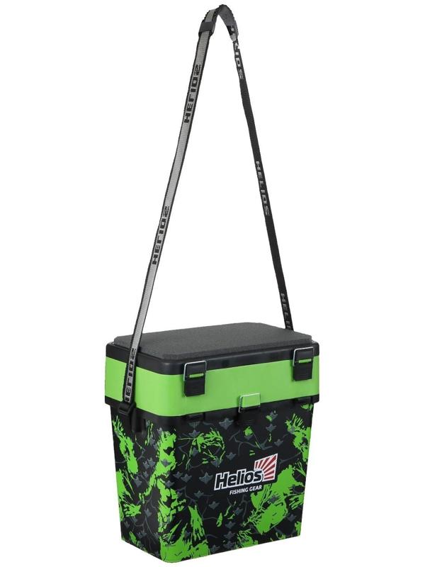 Ящик рыболовный зимний SHARK салатовый (HS-IB-19-SHG) Helios